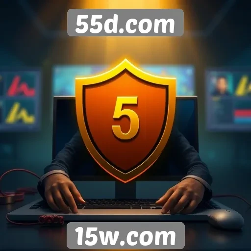 Recursos de segurança em jogos online no site 55d.com